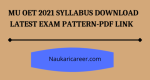 MU OET 2021 Syllabus Download Latest Exam Pattern-PDF Link 