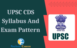 UPSC CDS Syllabus 2021