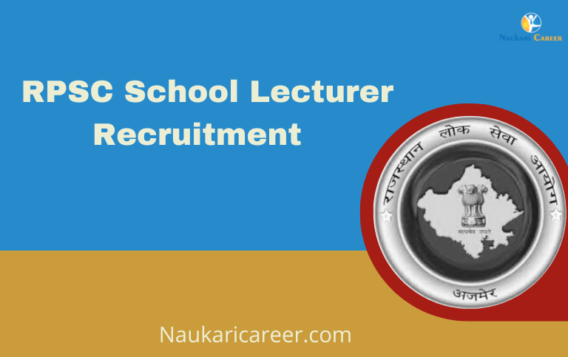 rpsc recruitment school lecturer 