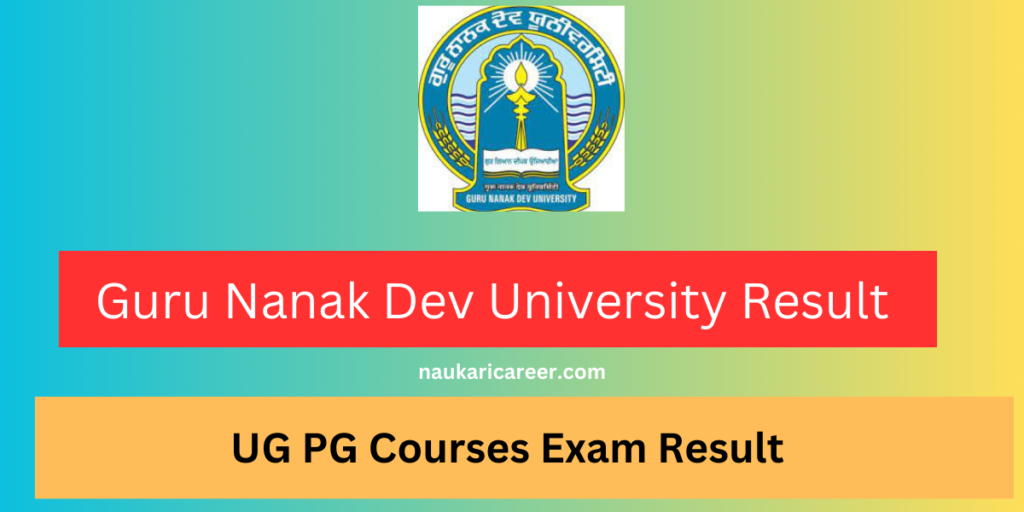Guru Nanak Dev University Result 