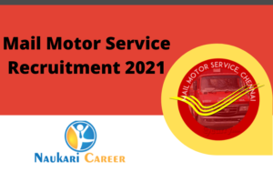 Mail Motor Service Recruitment 
