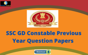 SSC GD Constable Previous Year Questions Papers PDF 