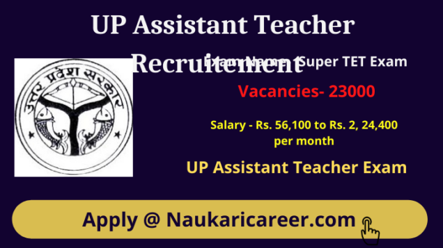 UP Assistant Teacher Recruitment 
