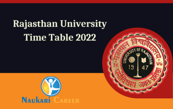 rajasthan university time table 