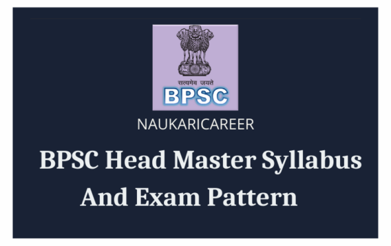 bpsc head master syllabus 