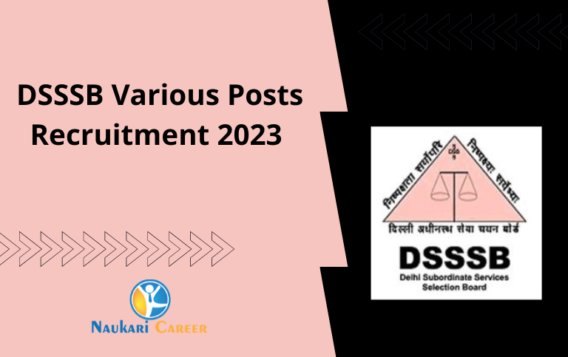 dsssb various post recruitment