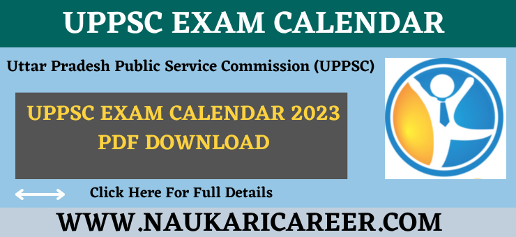 UPPSC EXAM CALENDAR PDF 