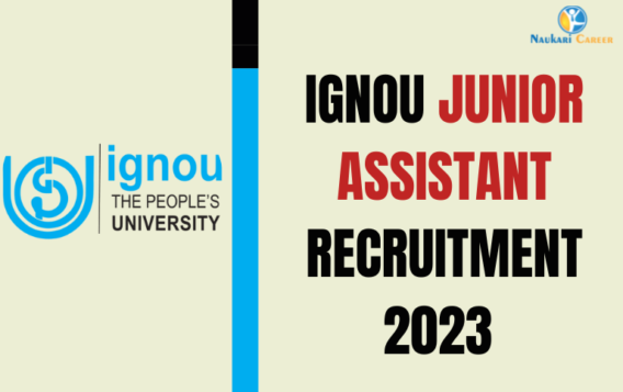 ignou junior assistant recruitment 