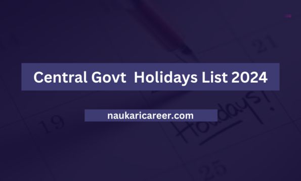 central govt holidays list 2024 